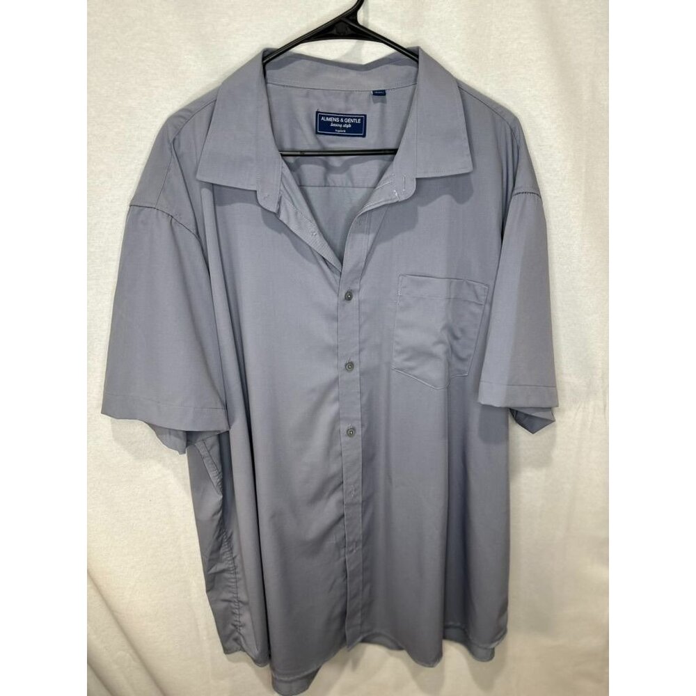 Alimens & Gentle Gray SS button up -3XL
